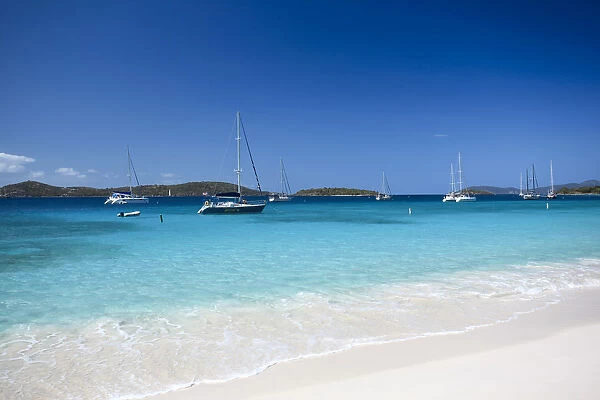 Caribbean, US Virgin Islands, St. John, Virgin Islands National Park, Honeymoon beach