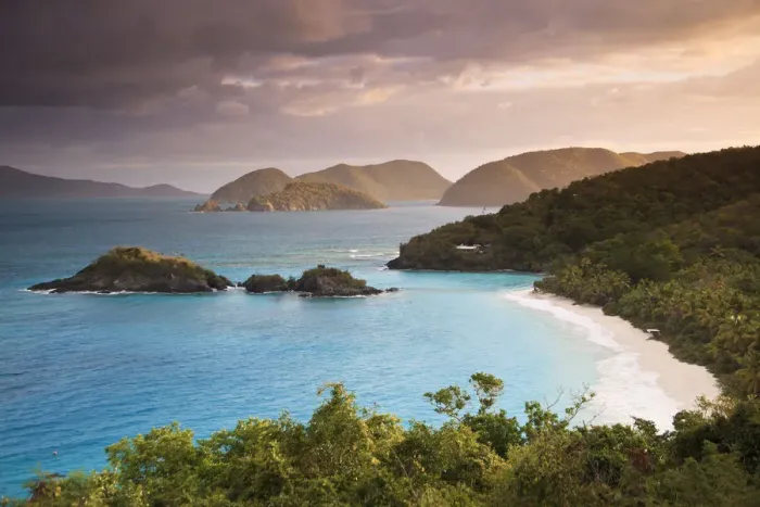 Framed Print : Caribbean, US Virgin Islands, St. John, Virgin Islands National Park, Trunk Bay Framed Print : Caribbean, US Virgin Islands, St. John, Virgin Islands National Park, Trunk Bay