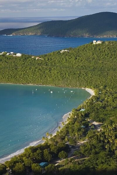 Caribbean, US Virgin Islands, St. Thomas, beach at Magens Bay