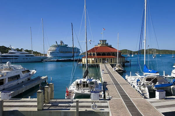 Caribbean, US Virgin Islands, St. Thomas, Yacht Haven Grande, the new Yacht Harbour