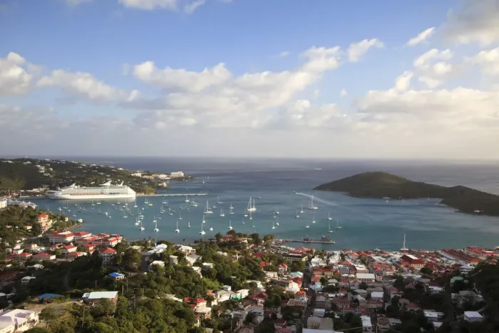 Framed Print : Caribbean, US Virgin Islands, St. Thomas, Yacht Haven Grande Marina Framed Print : Caribbean, US Virgin Islands, St. Thomas, Yacht Haven Grande Marina