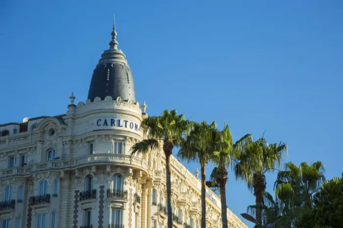Framed Print : Carlton Hotel, Cannes, Alpes-Maritimes, Provence-Alpes-Cote D Azur, French Riviera