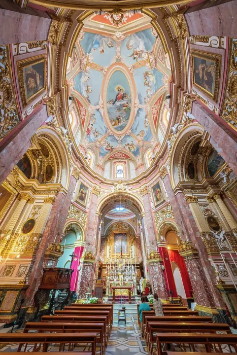 Framed Print : The Carmelite Church, Mdina (old capital of Malta), Malta Framed Print : The Carmelite Church, Mdina (old capital of Malta), Malta