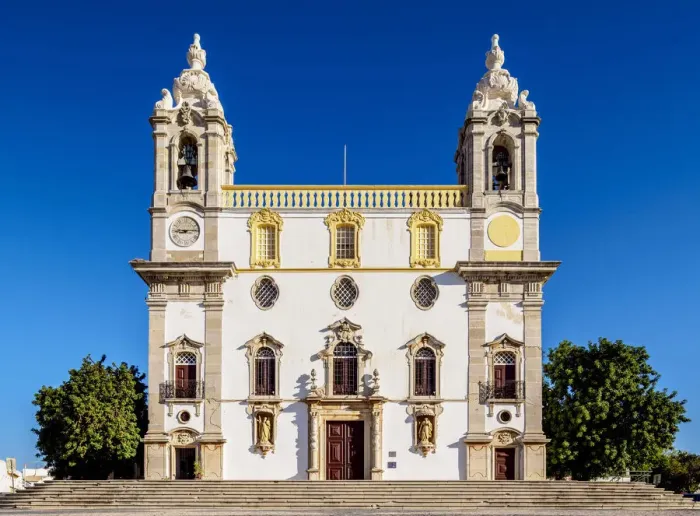 Framed Print : Carmo Church, Largo do Carmo, Faro, Algarve, Portugal Framed Print : Carmo Church, Largo do Carmo, Faro, Algarve, Portugal