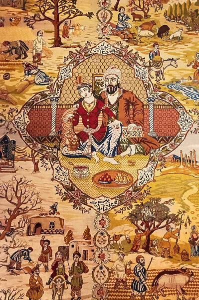 Carpet Four Seasons, 2nd half of the 19th century, Tabriz