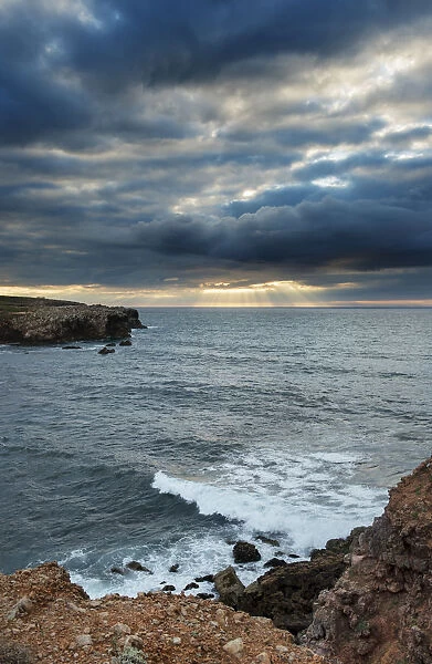 Carrapateira cliffs over the Atlantic Ocean