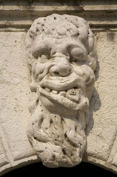 Carved figure, Santa Maria Formosa, Venice, Italy