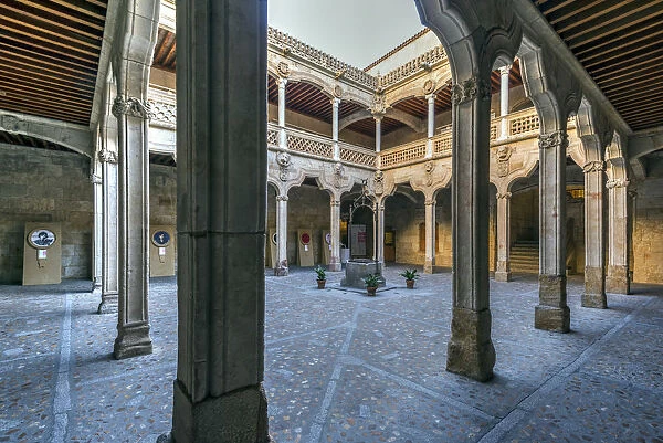 Casa de las Conchas, Salamanca, Castile and Leon, Spain