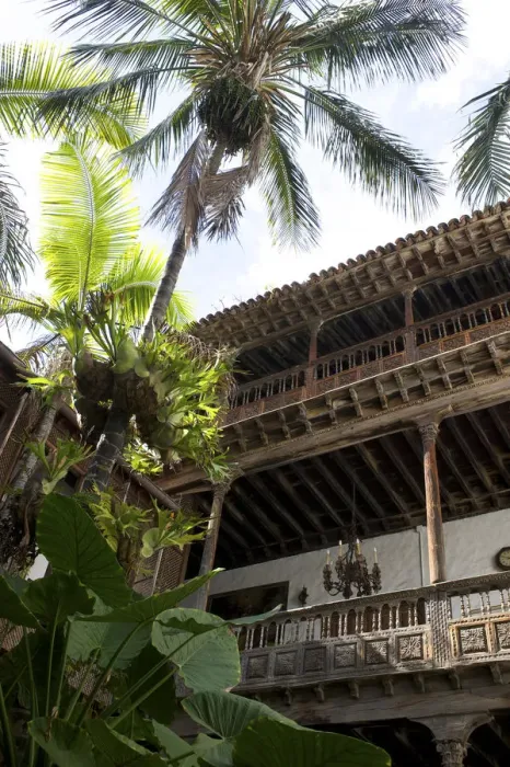 Framed Print : Casa de los Balcones in La Orotava, Tenerife, Canary Islands, Spain