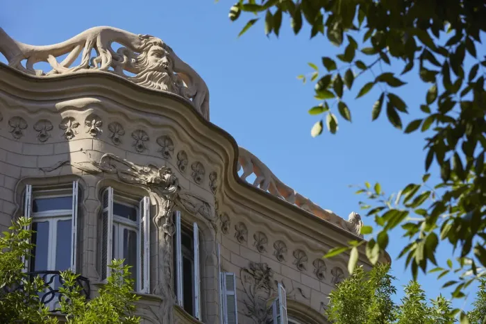 Framed Print : A detail of the Casa de los Lirios, one of the best example of Art Nouveau in Buenos Aires, Argentina Framed Print : A detail of the Casa de los Lirios, one of the best example of Art Nouveau in Buenos Aires, Argentina
