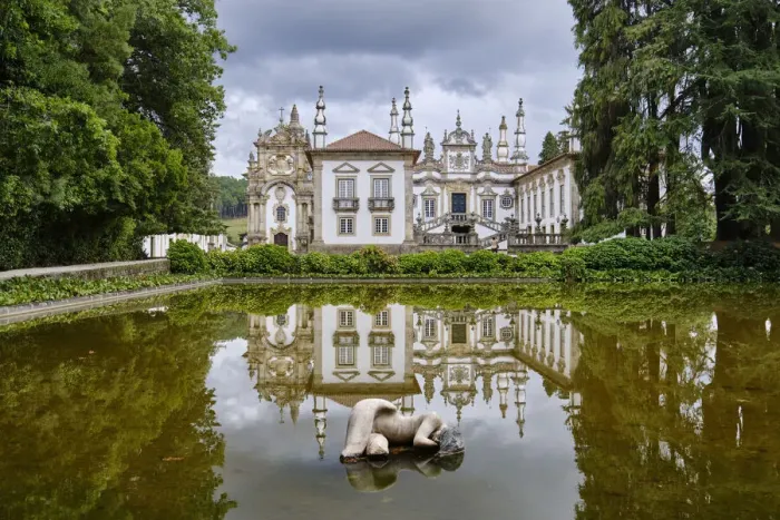 Framed Print : The Casa de Mateus was built in the first half of the 18th century by Antó