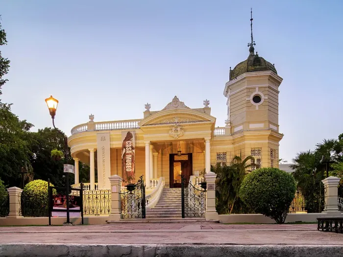 Framed Print : Casa Museo Montes Molina at dusk, Paseo de Montejo, Merida, Yucatan State, Mexico Framed Print : Casa Museo Montes Molina at dusk, Paseo de Montejo, Merida, Yucatan State, Mexico