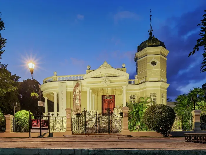 Framed Print : Casa Museo Montes Molina at dusk, Paseo de Montejo, Merida, Yucatan State, Mexico Framed Print : Casa Museo Montes Molina at dusk, Paseo de Montejo, Merida, Yucatan State, Mexico