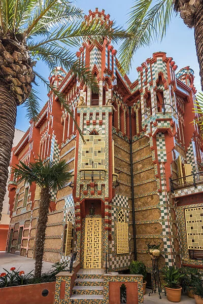 Casa Vicens, designed by Antoni Gaudi and considered one of the first buildings of Art Nouveau