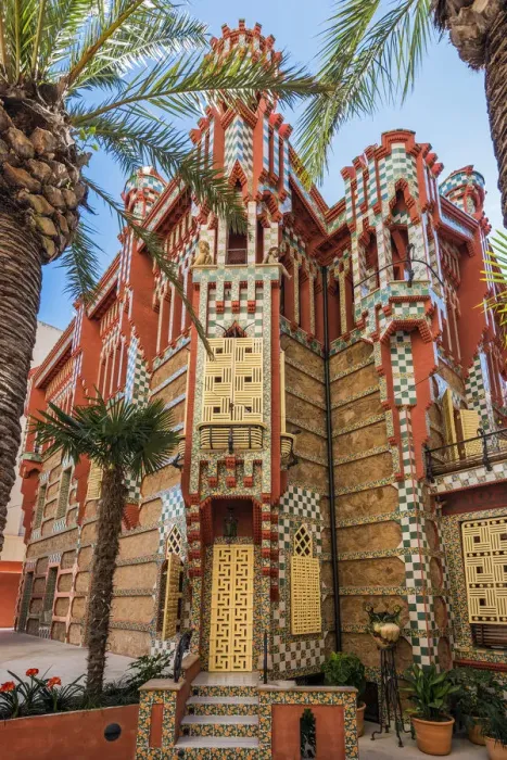 Framed Print : Casa Vicens, designed by Antoni Gaudi and considered one of the first buildings of Art Nouveau Framed Print : Casa Vicens, designed by Antoni Gaudi and considered one of the first buildings of Art Nouveau