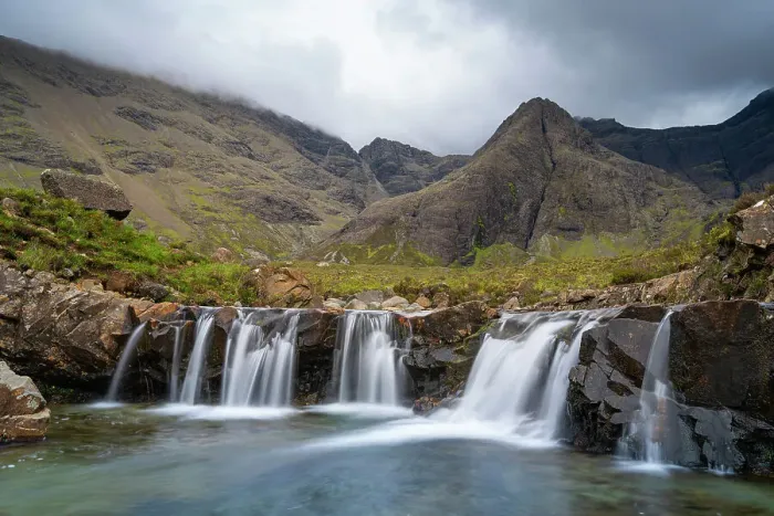 Framed Print : Cascade at Fairy Pools, Isle of Skye, Scottish Highlands, Scotland, UK Framed Print : Cascade at Fairy Pools, Isle of Skye, Scottish Highlands, Scotland, UK
