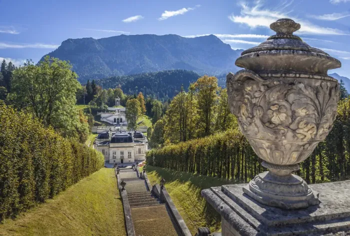 Framed Print : Cascade in the park of Linderhof Palace, Ettal, Allgaeu, Bavaria, Germany Framed Print : Cascade in the park of Linderhof Palace, Ettal, Allgaeu, Bavaria, Germany