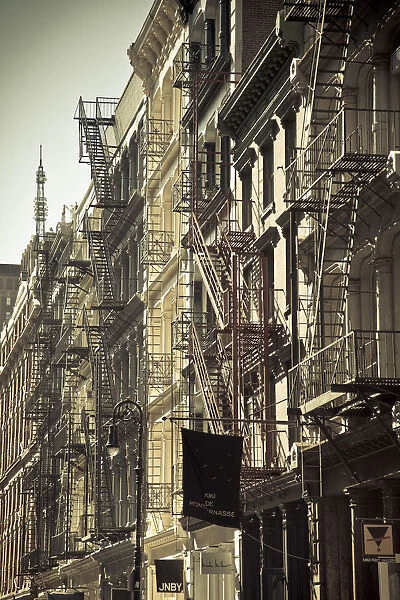 Cast Iron architecture, Greene Street, Soho, Manhattan, New York City, USA
