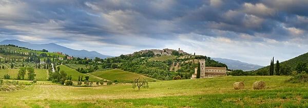 Castelnuovo dell Abate & Sant Antimo Abbey, Tuscany, Italy