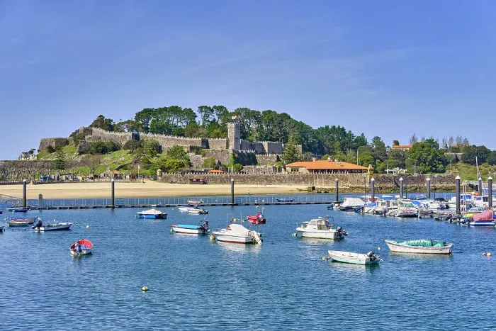 Framed Print : Castle of Baiona, Galicia. Rias Baixas, Spain Framed Print : Castle of Baiona, Galicia. Rias Baixas, Spain