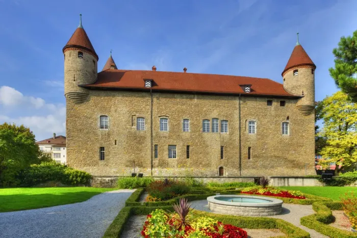 Framed Print : Castle, Bulle, Fribourg, Switzerland
