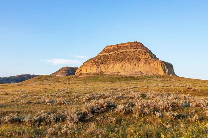 Framed Print : Castle Butte, Big Beaver, Saskatchewan, Canada, North America Framed Print : Castle Butte, Big Beaver, Saskatchewan, Canada, North America