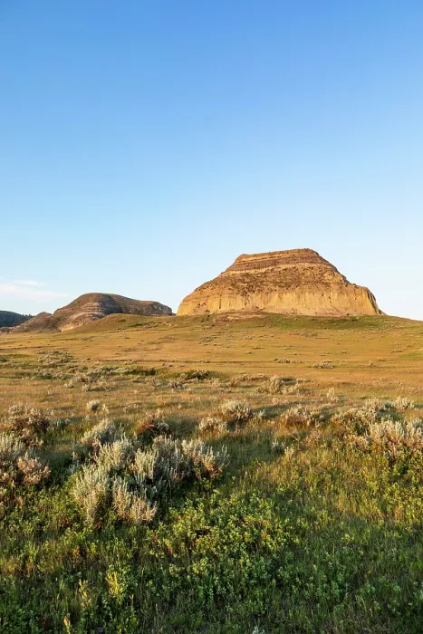 Framed Print : Castle Butte, Big Beaver, Saskatchewan, Canada, North America
