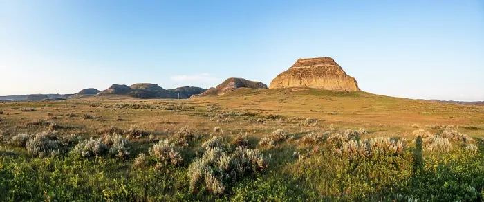 Framed Print : Castle Butte, Big Beaver, Saskatchewan, Canada, North America Framed Print : Castle Butte, Big Beaver, Saskatchewan, Canada, North America