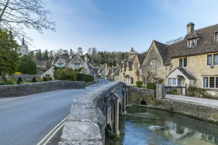 Framed Print : Castle Combe, Gloucester, England Framed Print : Castle Combe, Gloucester, England