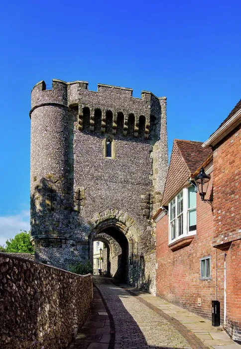 Framed Print : Castle Gate, Lewes, East Sussex, England, United Kingdom Framed Print : Castle Gate, Lewes, East Sussex, England, United Kingdom
