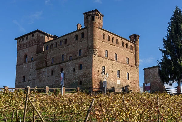 The Castle of Grinzane Cavour, Province of Cuneo, Piedmont, Italy