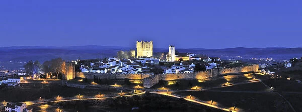 The castle and historical center of Braganca, one of the old cities of Portugal