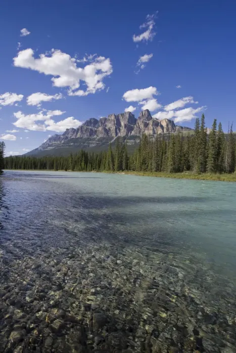 Framed Print : Castle Mountain and Bow River, Banff National Park, Alberta, Canada Framed Print : Castle Mountain and Bow River, Banff National Park, Alberta, Canada