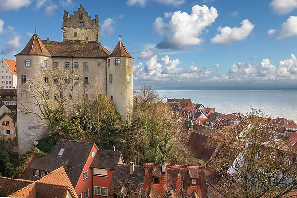 Castle and old town of Meersburg, Baden-Wurttemberg, Germany