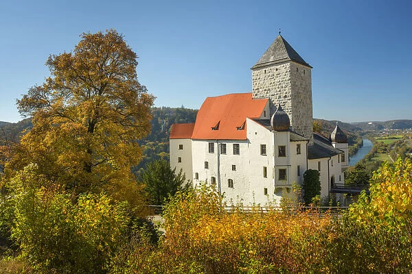 Castle Prunn, Altmuehl Valley, Middle Franconia, Lower Bavaria, Bavaria, Germany, Europe