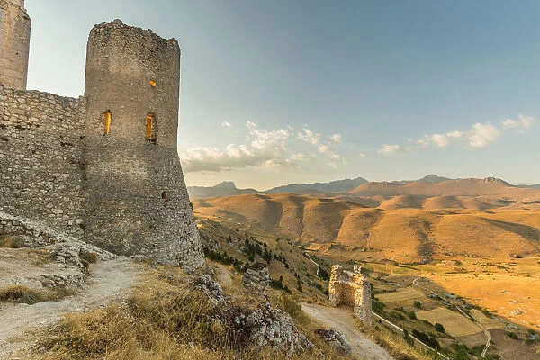 Castle of Rocca Calascio in the Gran Sasso and Monti della Laga National Park Europe