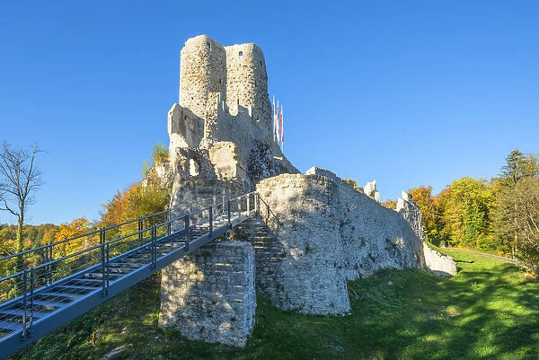 Castle ruin Pfeffingen, Pfeffingen, Basel-Country, Switzerland