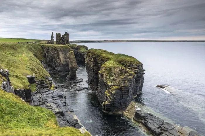 Framed Print : Castle Sinclair Girnigoe, Wick, Caithness, Scotland, United Kingdom Framed Print : Castle Sinclair Girnigoe, Wick, Caithness, Scotland, United Kingdom