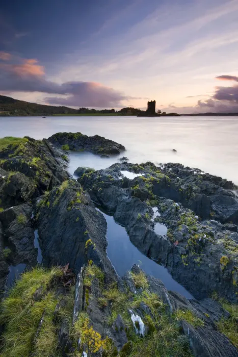 Framed Print : Castle Stalker, from the shores of Loch Linne near Port Appin, Scottish Highlands Framed Print : Castle Stalker, from the shores of Loch Linne near Port Appin, Scottish Highlands