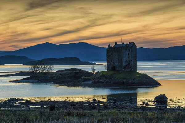 Castle Stalker at Sunset, Argyll & Bute, Scotland