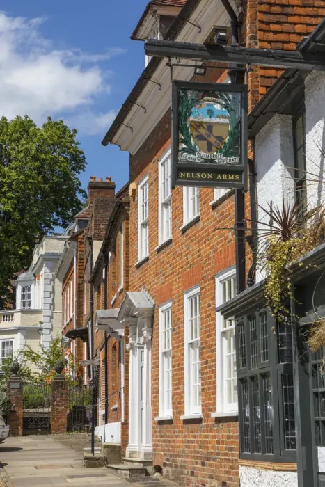 Framed Print : Castle Street, Farnham, Surrey, England, UK