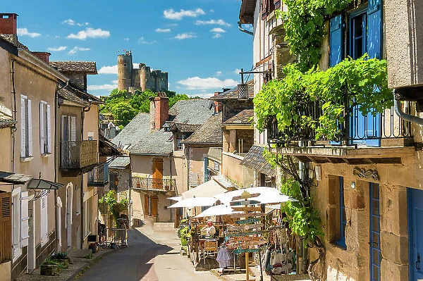 Castle & Village of Najac, Aveyron, Occitanie, France
