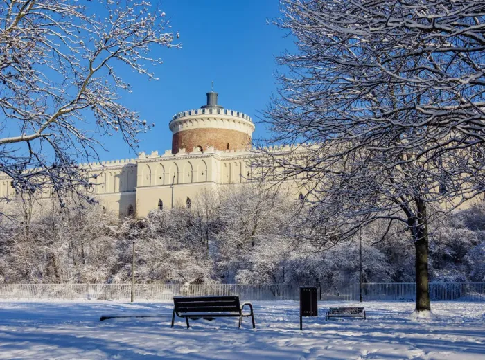 Framed Print : Castle at winter time, Lublin, Lublin Voivodeship, Poland Framed Print : Castle at winter time, Lublin, Lublin Voivodeship, Poland