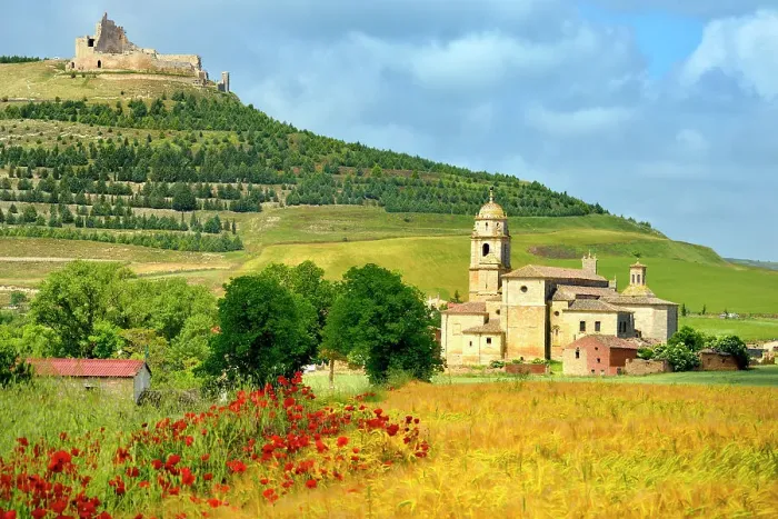 Framed Print : Castrojeriz, Jakobsweg, Camino de Santiago, Castilla &Leon, Spain Framed Print : Castrojeriz, Jakobsweg, Camino de Santiago, Castilla &Leon, Spain