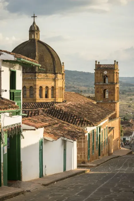 Framed Print : Cathedral of Barichara, Barichara, Santander, Colombia, South America
