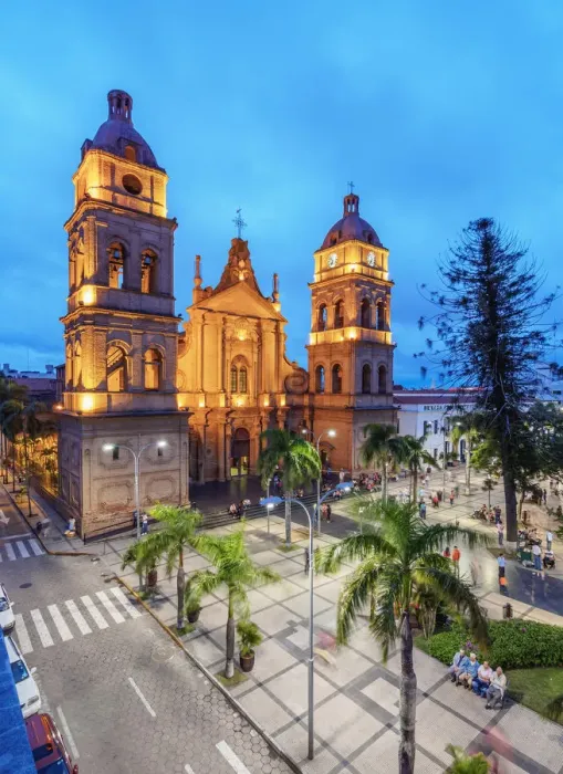 Framed Print : Cathedral Basilica of St. Lawrence, twilight, 24 de Septiembre Square, Santa Cruz Framed Print : Cathedral Basilica of St. Lawrence, twilight, 24 de Septiembre Square, Santa Cruz