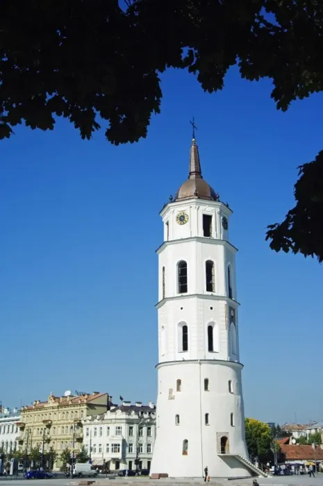 Framed Print : Cathedral Bell Tower 13th Century part of Vilnius Unesco Framed Print : Cathedral Bell Tower 13th Century part of Vilnius Unesco