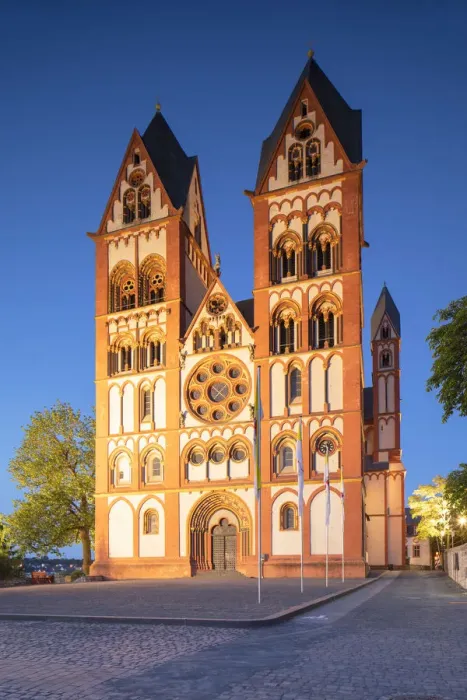 Framed Print : Cathedral (Dom) at dusk, Limburg, Hesse, Germany Framed Print : Cathedral (Dom) at dusk, Limburg, Hesse, Germany