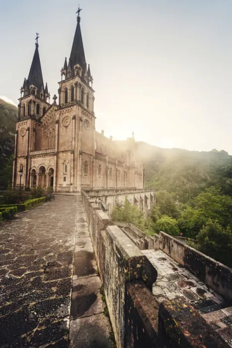 Framed Print : A cathedral in the heart of the Picos de Europa, Asturias, Spain