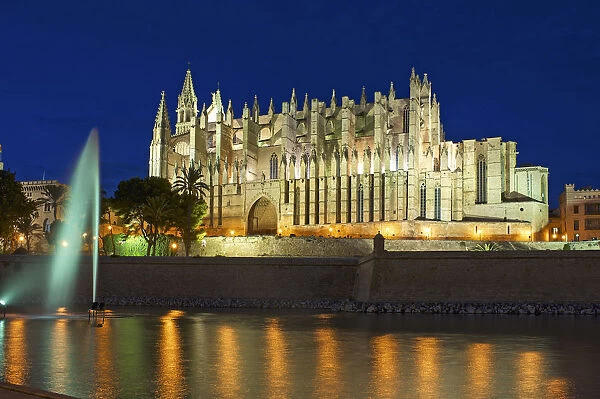 Cathedral La Seu, Palma de Mallorca, Majorca Balearics, Spain